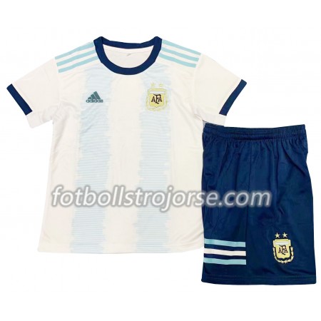 Argentina Matchtröjor Barn Hemma Fotbollströja Copa América 2019 Kortärmad Argentina Matchtröjor Barn Hemma Fotbollströja Copa América 2019 Kortärmad